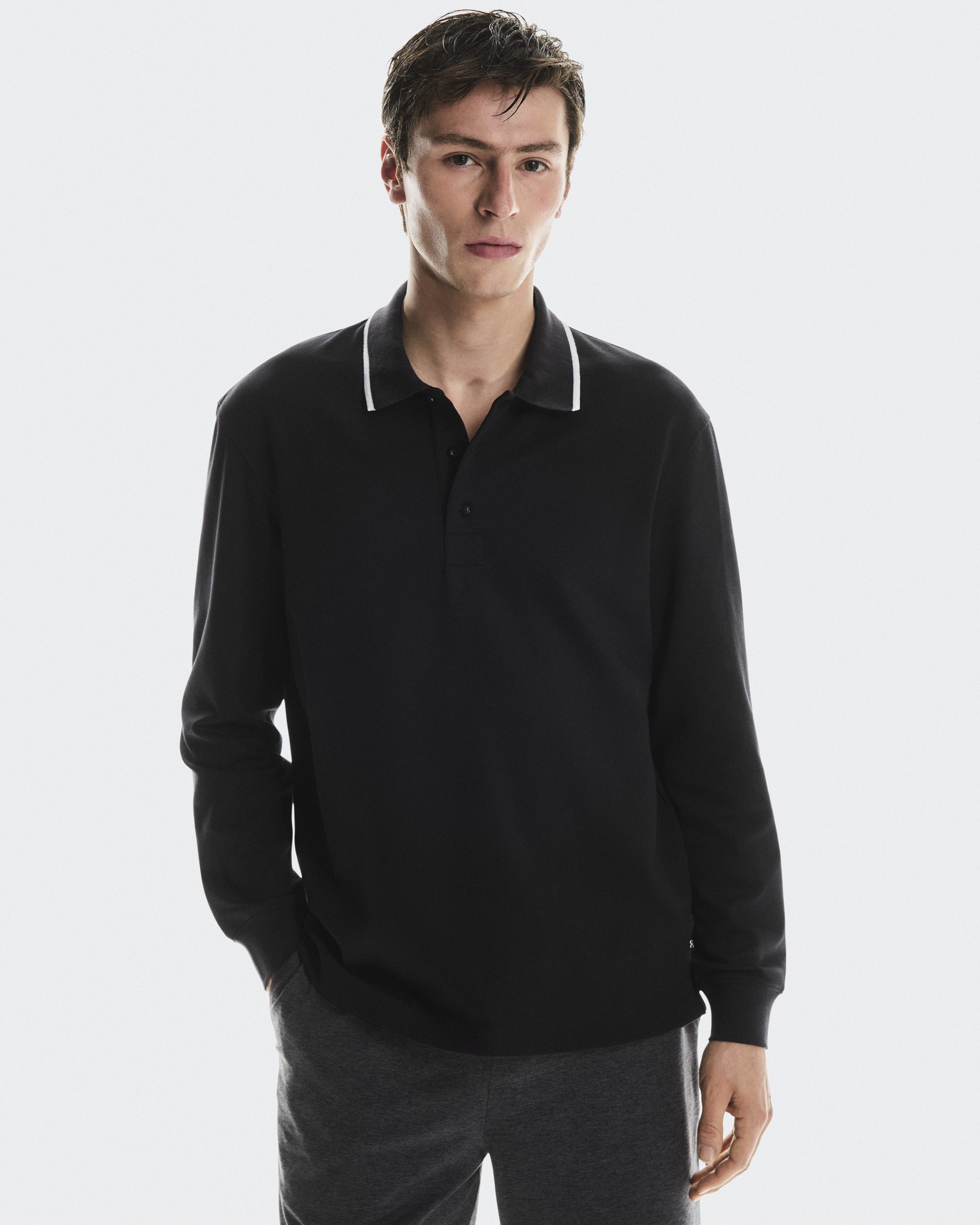 Men's Courtside Long-T Polo - Image 3