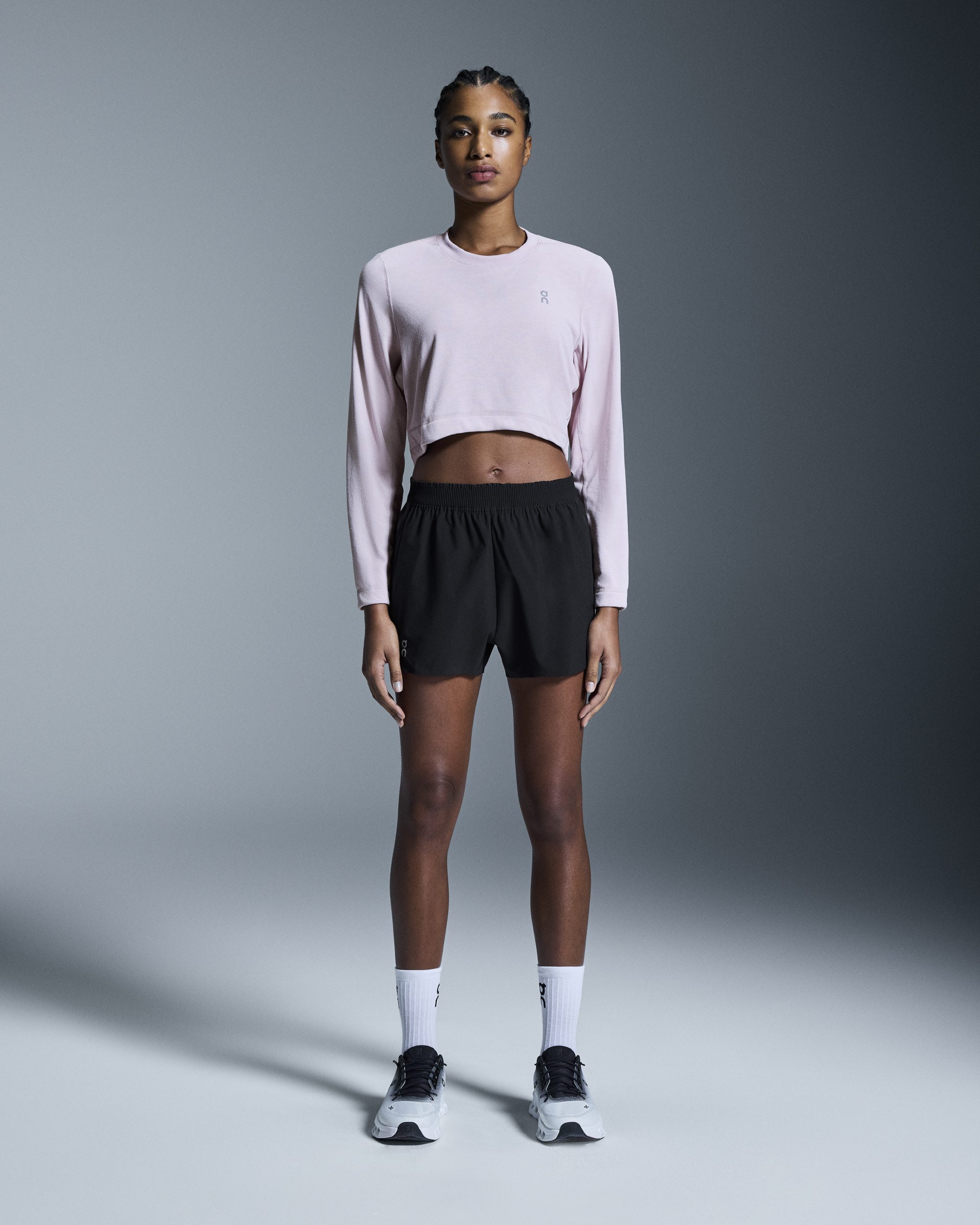 Women's Train Long-T Crop Graphic